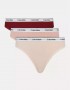 Calvin Klein  Bikini  3pack 000QD5207E-PYT, Γυναικεία Κυλοτάκια σετ 3 τεμ. MULTI COLOUR